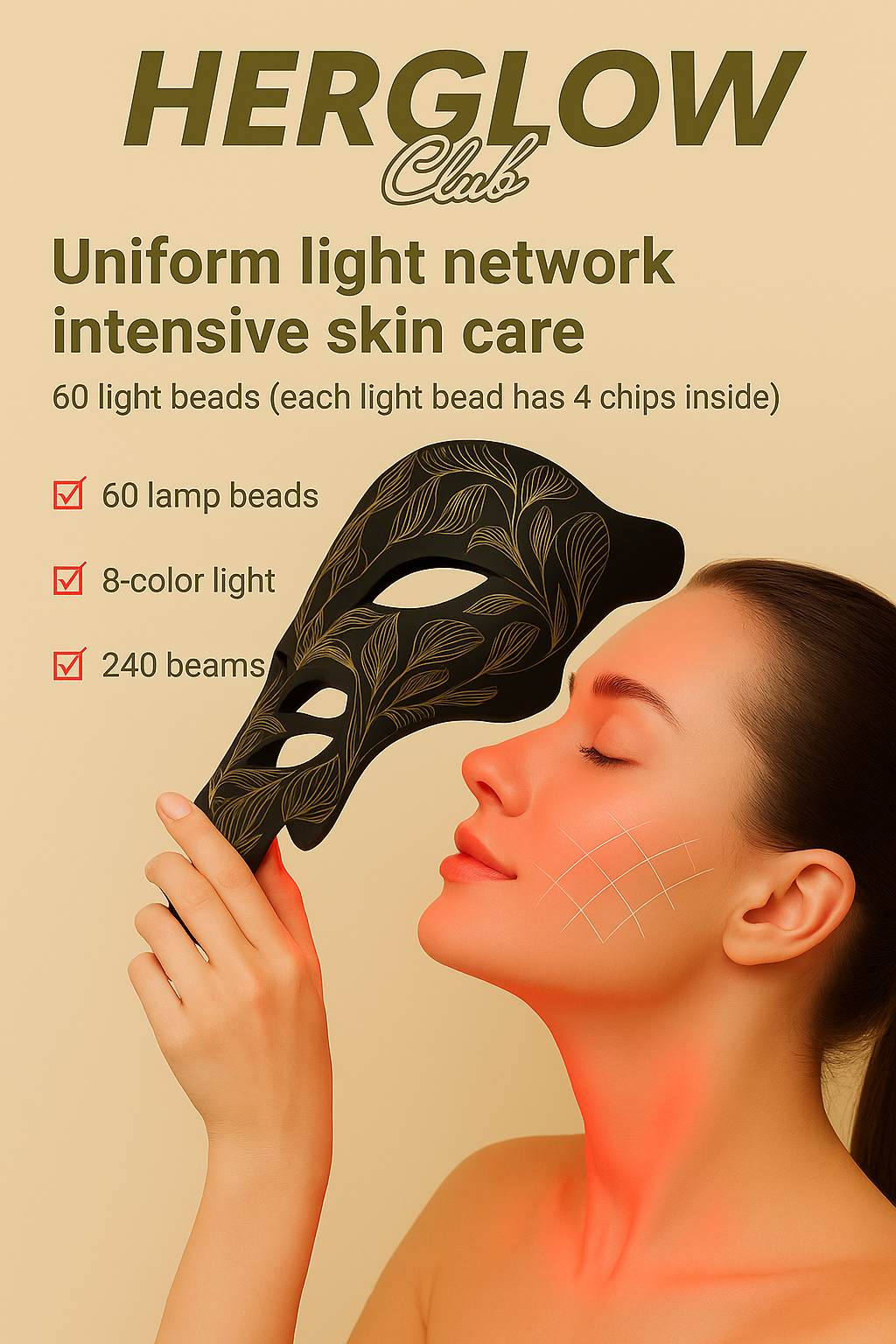 Premium LED Face Therapy Mask